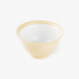 Tasse en porcelaine beige 60ml - boutique de thé - Jim's tea à andernos-les-bains