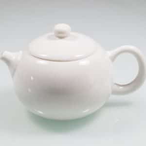 Théière porcelaine blanche de Hua 25cl - boutique de thé - Jim's tea à andernos-les-bains